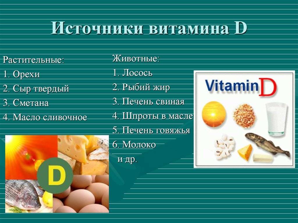 В каких про­дук­тах содер­жится вита­мин д: списки про­дук­тов и советы