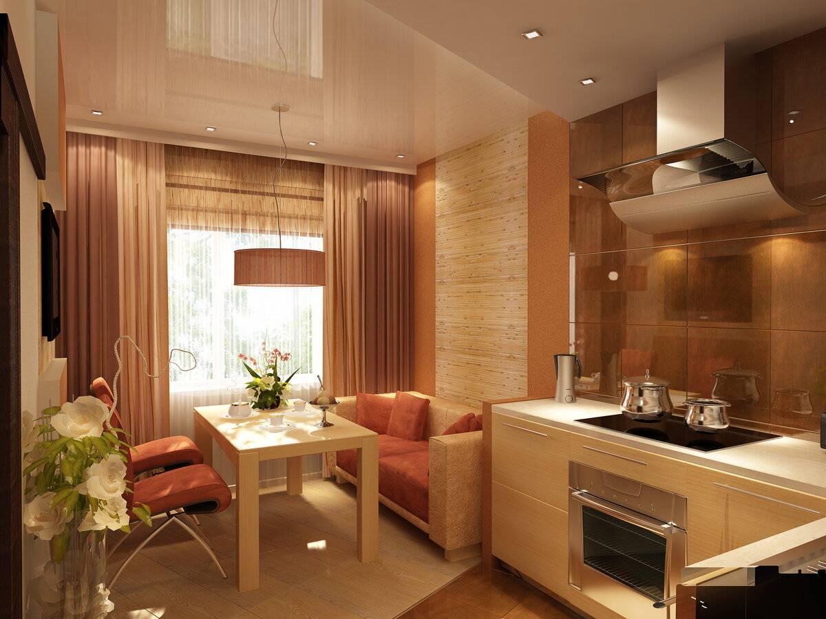 Кухня совмещенная с гостиной 2022: в квартире, в частном доме, интересные идеи интерьера, планировка с зонированием, реальные фото