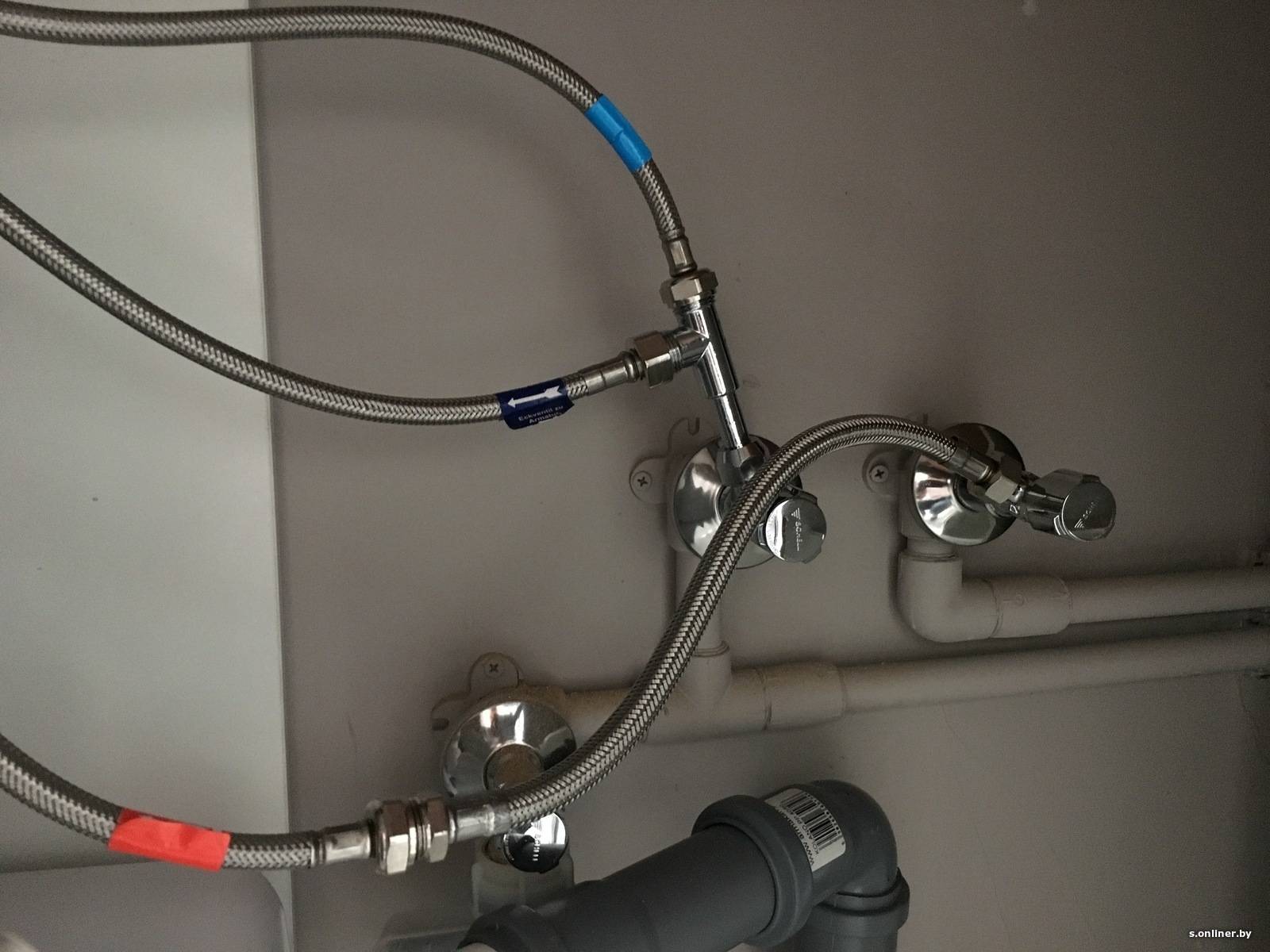 Как подключить фильтр к смесителю с краном для очищенной воды