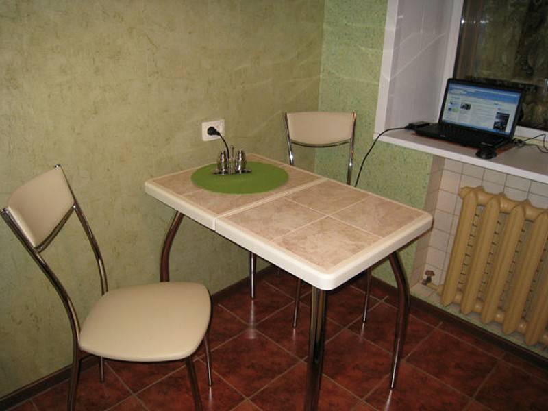 Раскладной стол для маленькой кухни. виды. как выбрать? фото.