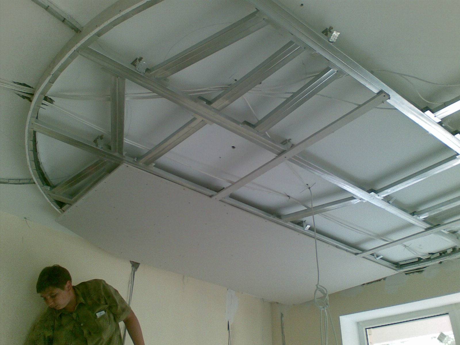 Двухуровневый потолок на кухне: идеи дизайна (150+ фото натяжных, из гипсокартона, с подсветкой)