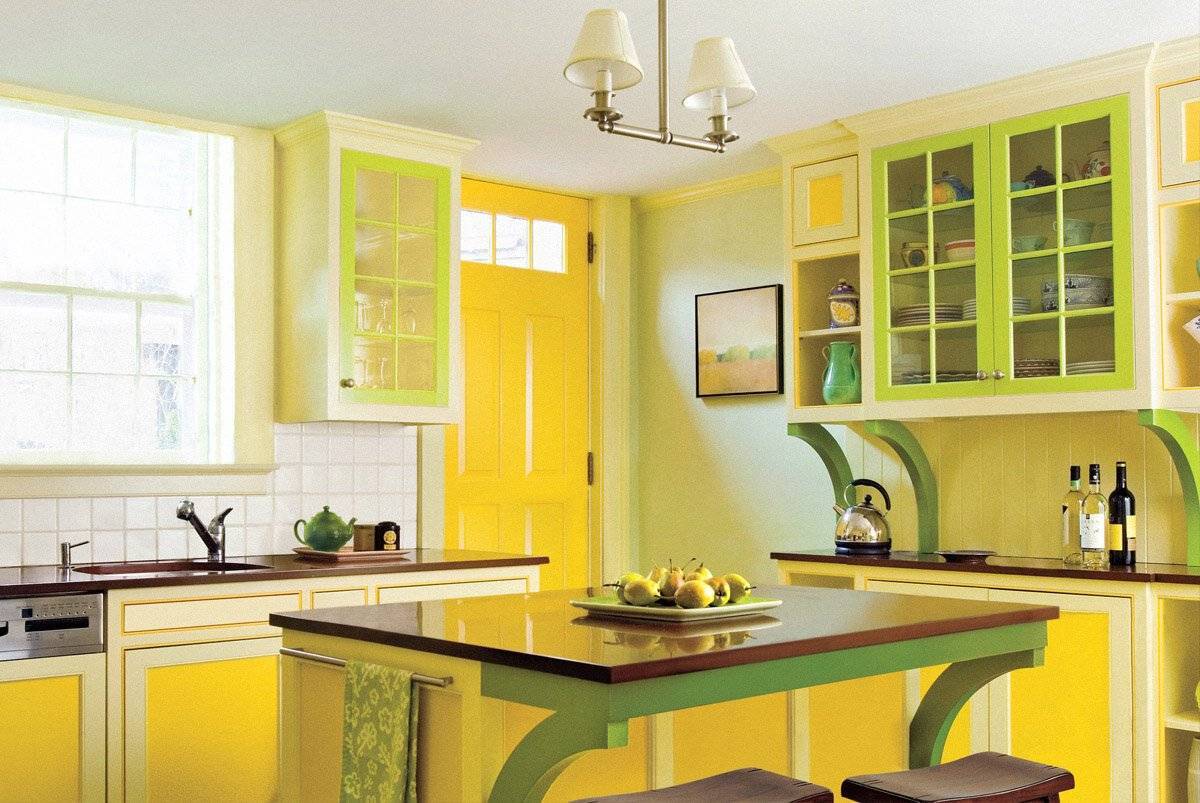 Оттенки желтого на кухне: гарнитур, стены или декор?
