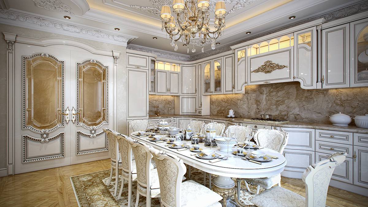 Интерьер в стиле барокко: дизайн гостиной, кухни, спальни :: syl.ru