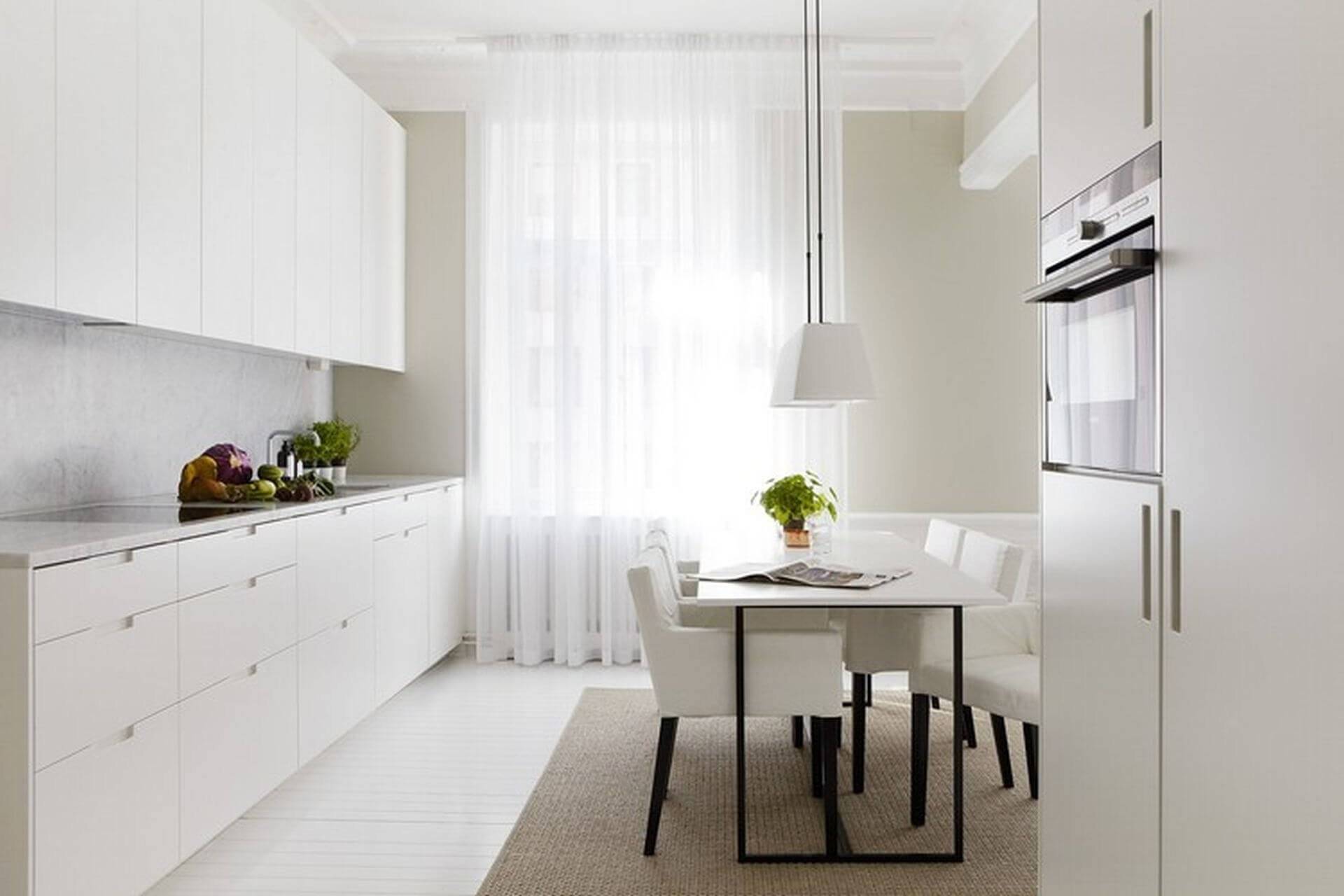 Белая кухня в интерьере – фото дизайна современной кухни в белом цвете