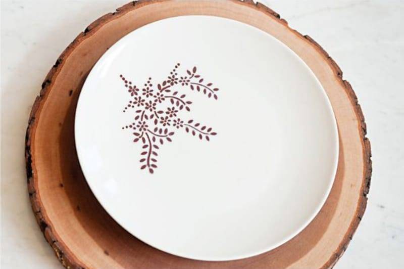Роспись тарелок своими руками: точечная роспись и маркером- мастер классы
