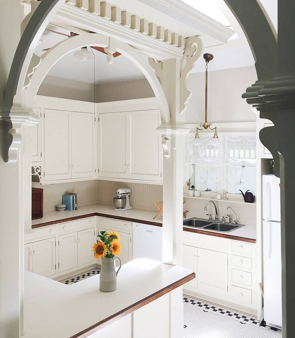 Арка между кухней и гостиной — фото примеров оформления интерьера