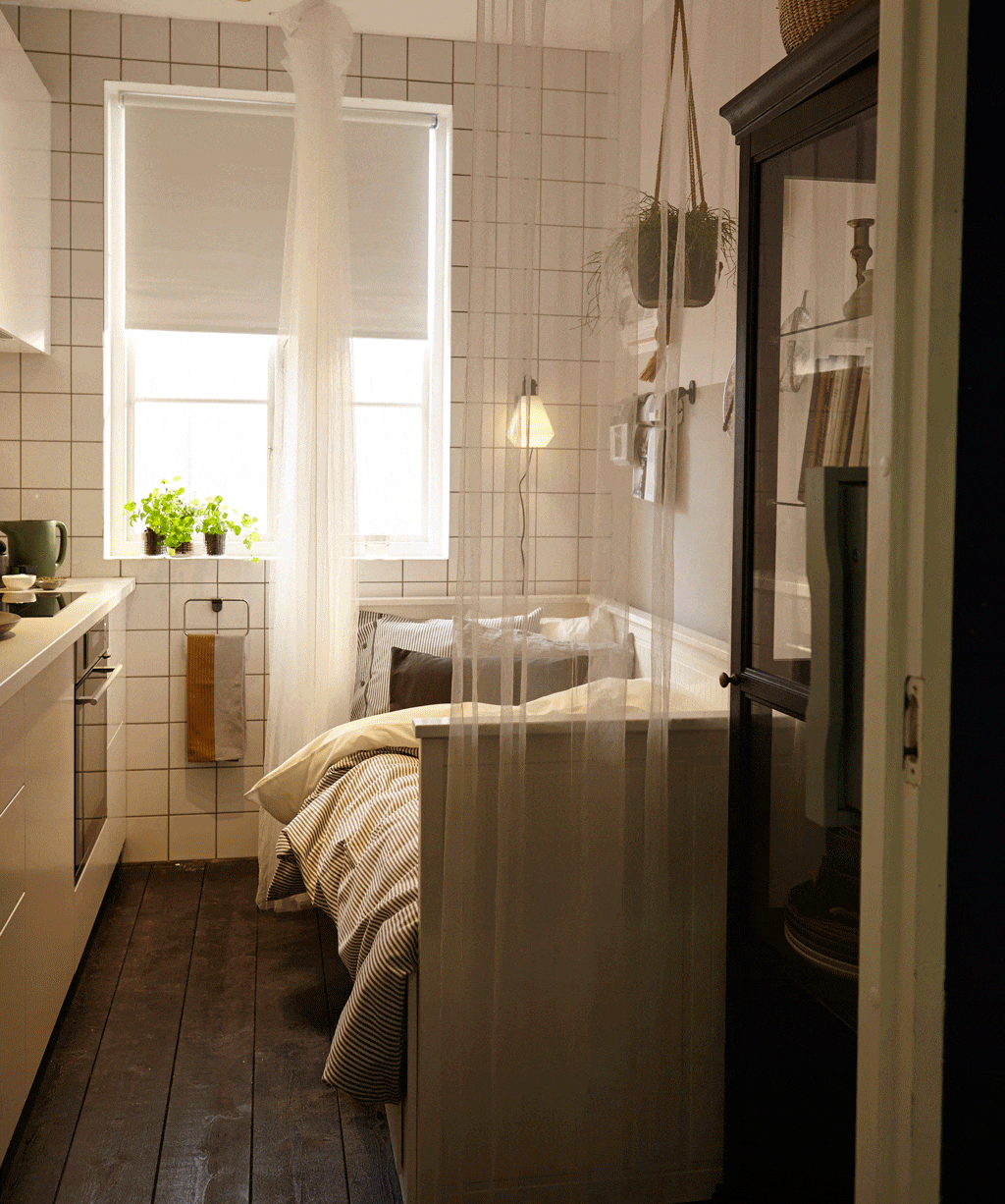 Возможно ли из кухни сделать спальню в однокомнатной комнате (фото) | онлайн-журнал о ремонте и дизайне