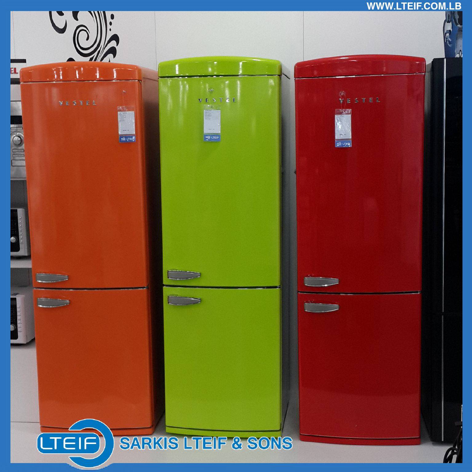 Цветные холодильники: серебристые и золотые модели разных брендов