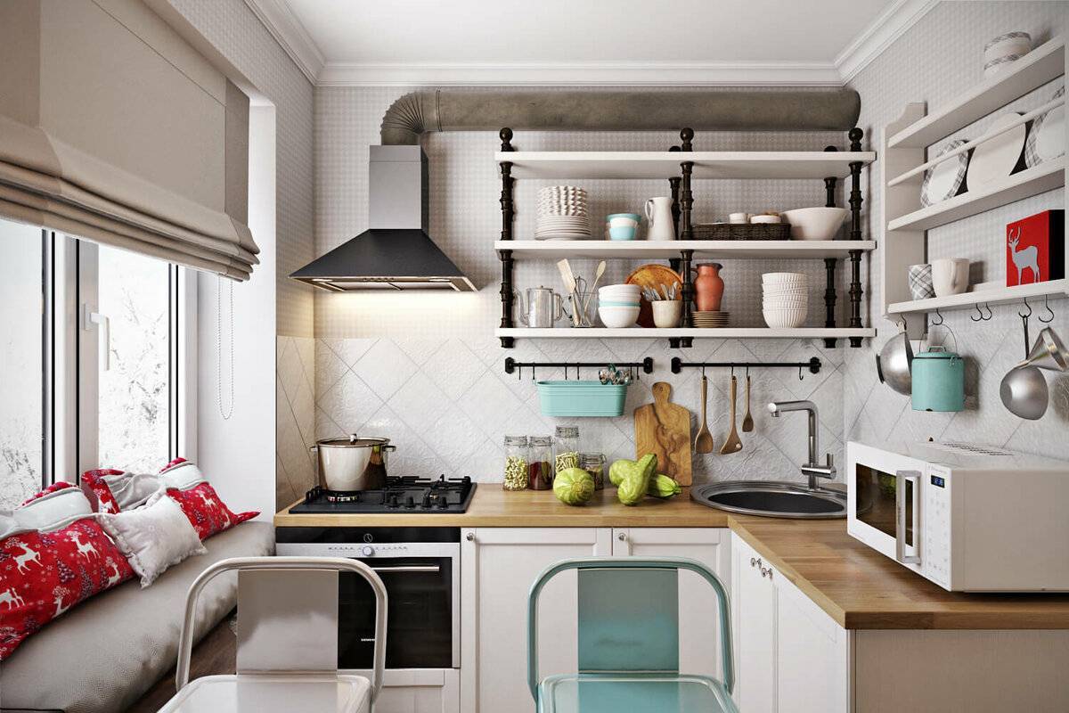 Дельные советы по обустройству небольшой кухни: как расширить пространство?