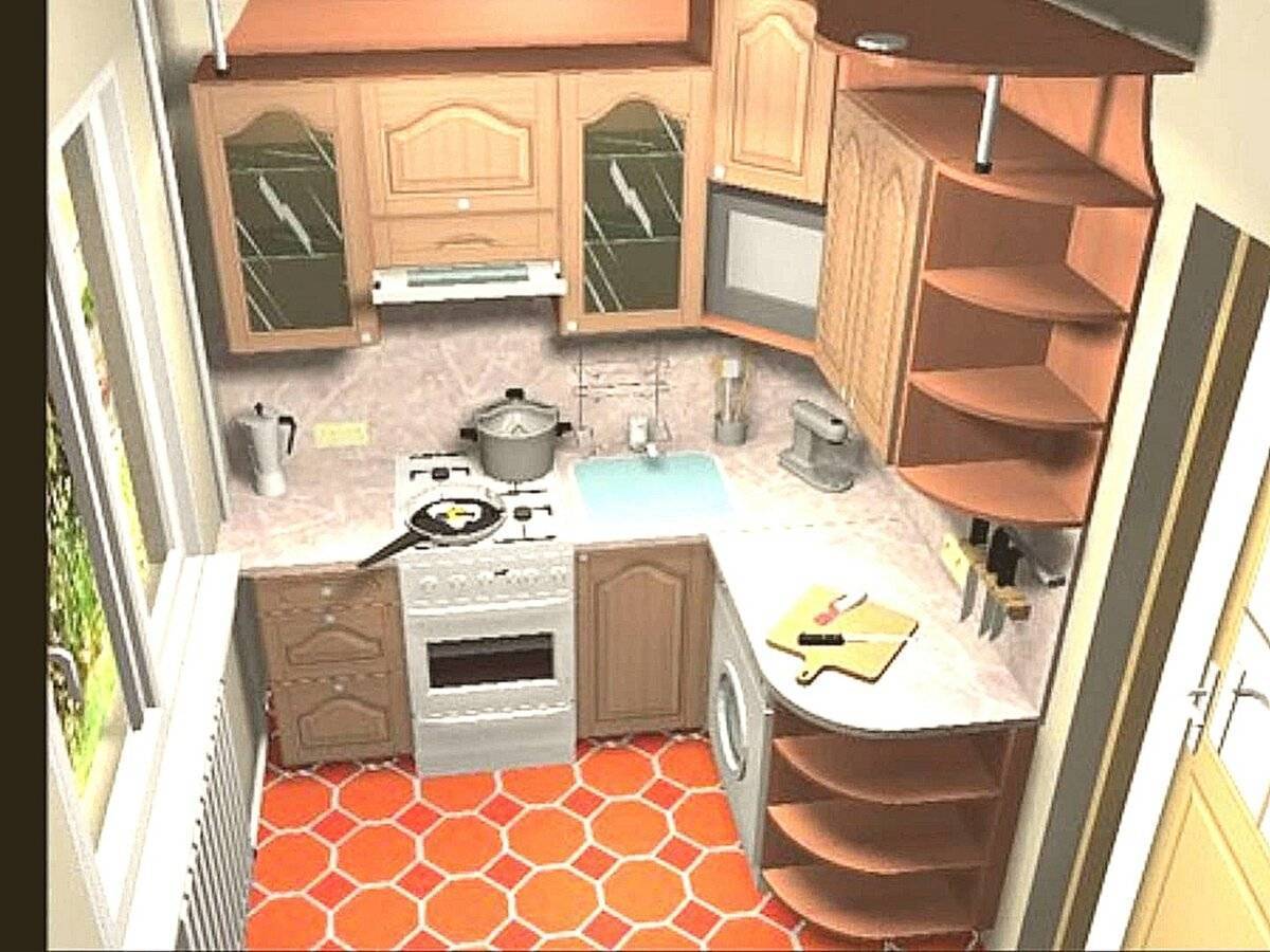 Дизайн маленькой кухни в хрущевке: фото интерьеров малогабаритных кухонь и вариант установки холодильника | ваша кухня