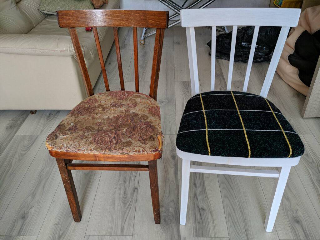 Как обновить старый стул со спинкой своими руками: идеи, инструкции
