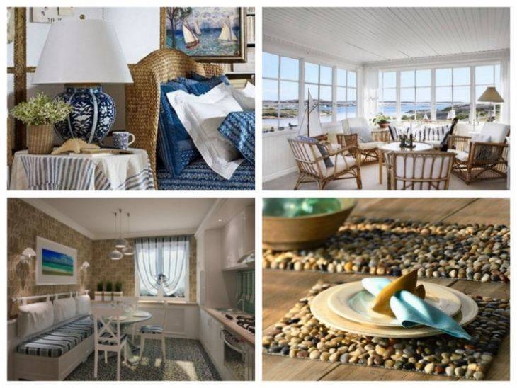 Средиземноморский стиль в интерьере кухни, гостиной: проект одноэтажного дома с мебелью
 - 27 фото