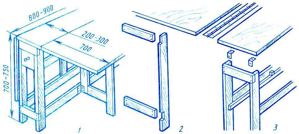 Схема стола из дерева своими руками | «букдуб» в санкт-петербурге