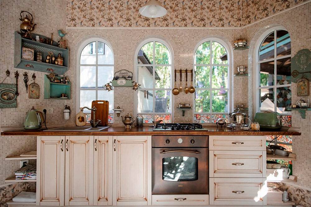 Кухня в стиле шебби шик (41 фото) - фото, видео, интерьер своими руками