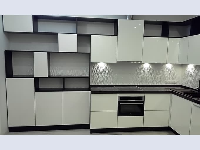Акриловые фасады для кухни - панели, покрытые акрилом: плюсы и минусы