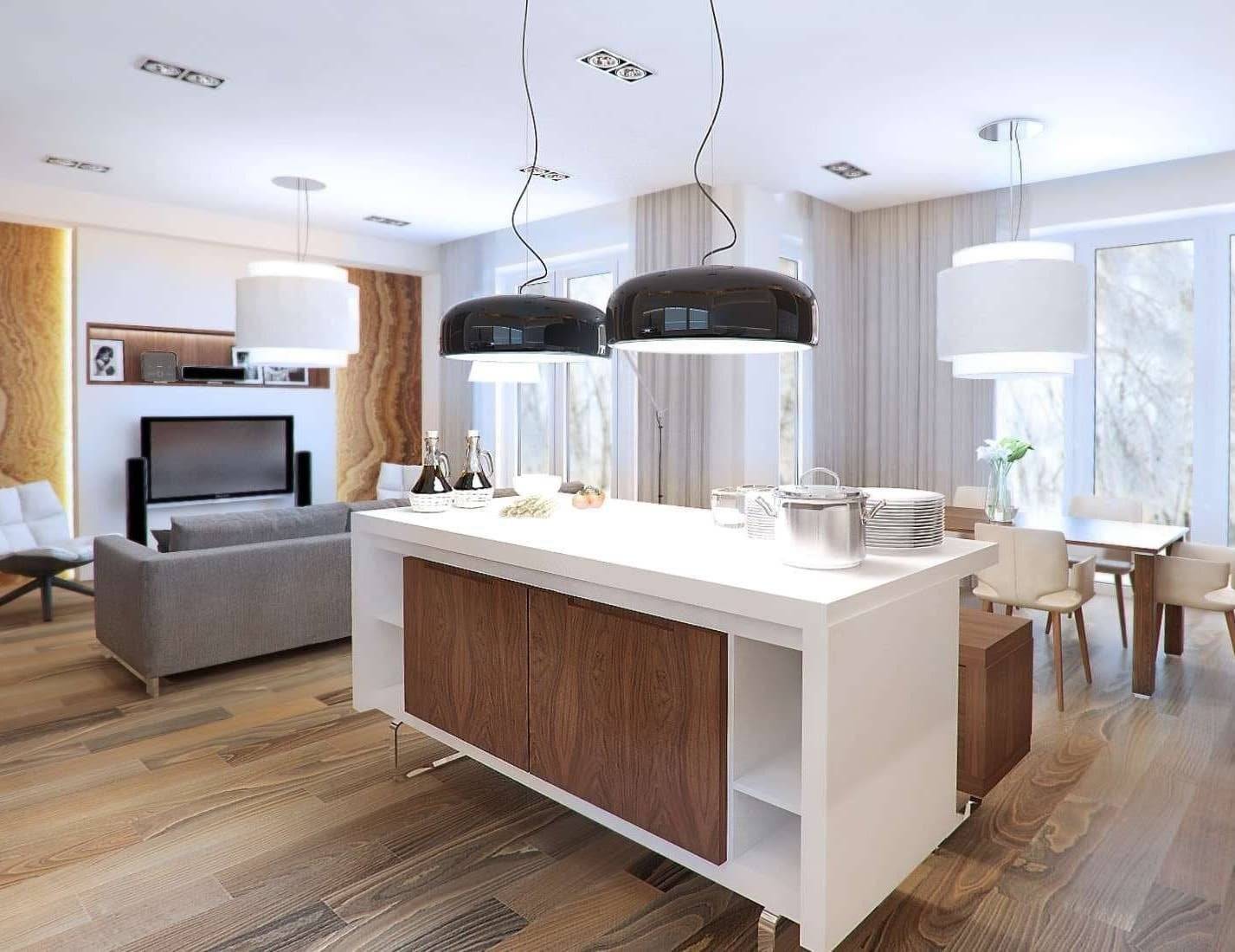 Кухня с островом – дизайн стиля интерьера современных кухонь с островами