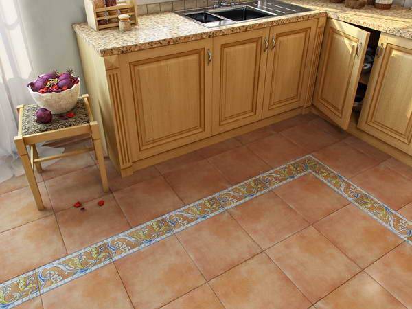 Как выбрать плитку на пол в кухню