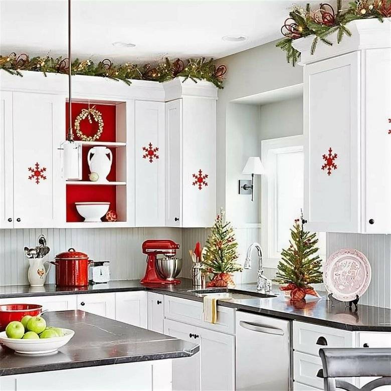 15 идей как украсить свою кухню на новый год и рождество