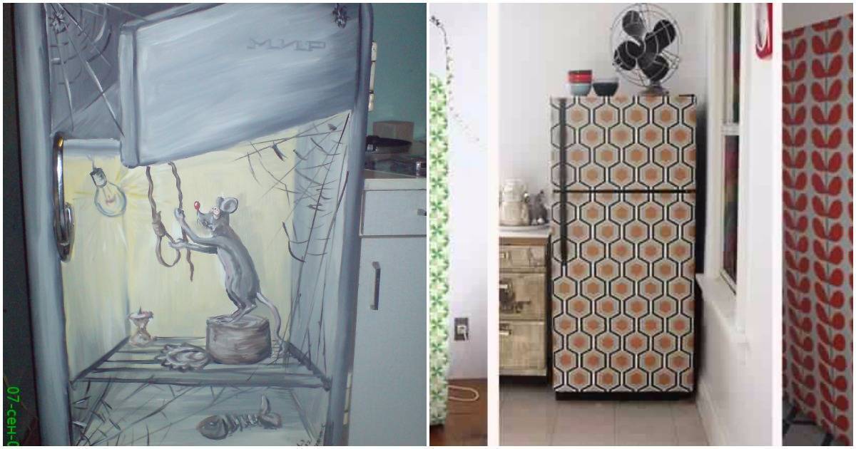 Декупаж холодильника: советы и идеи, мастер-класс и легкие способы покраски