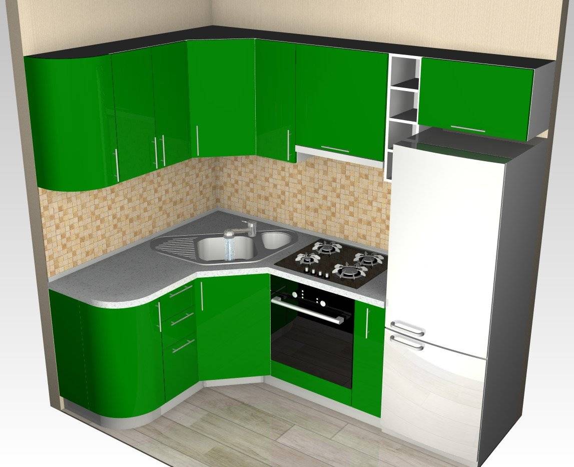 Кухонный гарнитур для маленькой кухни: угловой небольшой с мойкой, встроенные варианты кухонных гарнитуров