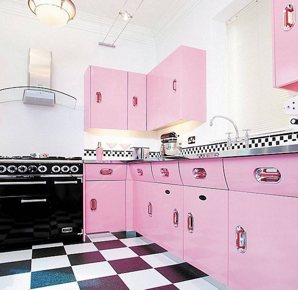 Розовая кухня: на 30 фото примеры сочетаемости цветов