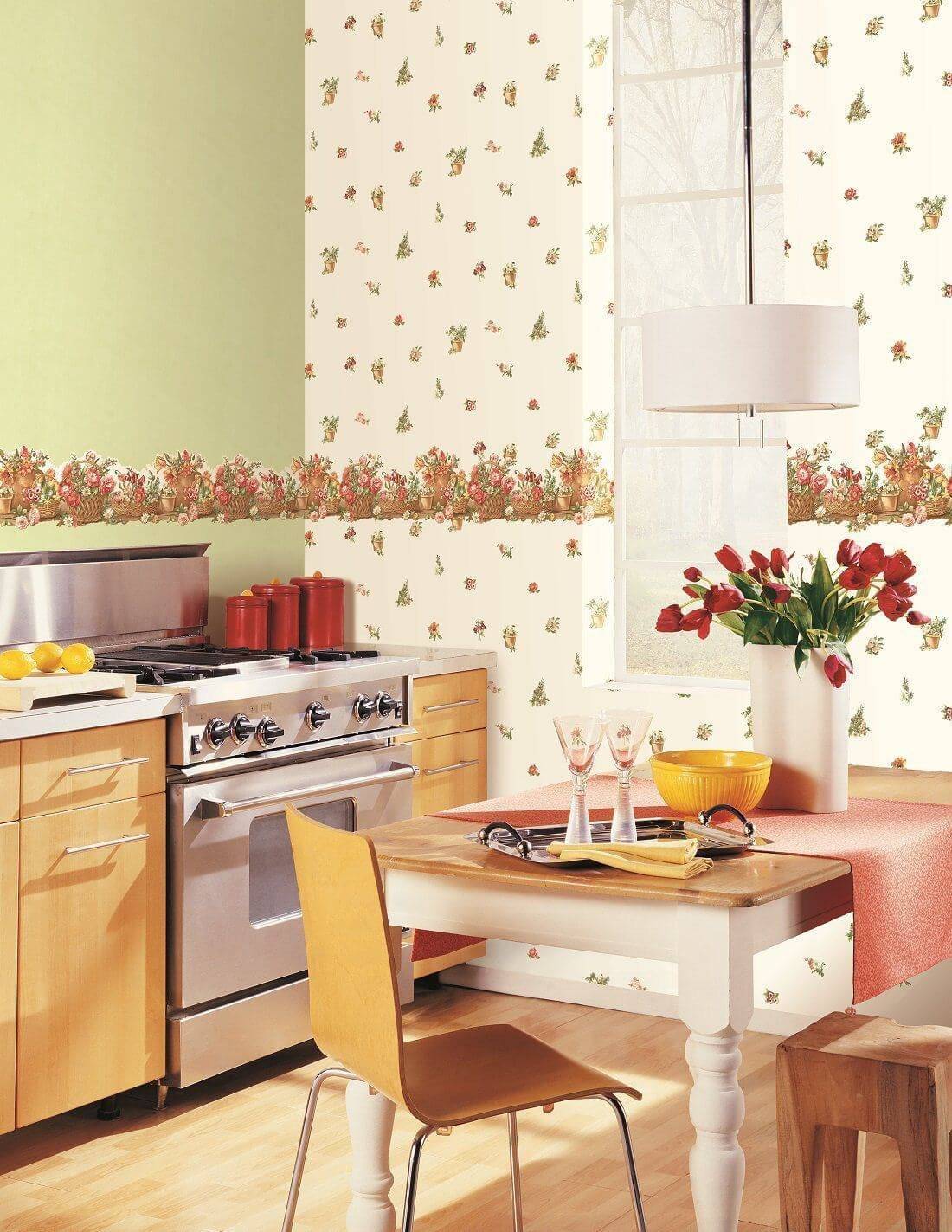 Как поклеить обои на кухне правильно: фото, дизайн – на краску, одну стену и в маленькой, и можно ли сделать красиво, интересно и оригинально самим, своими руками?