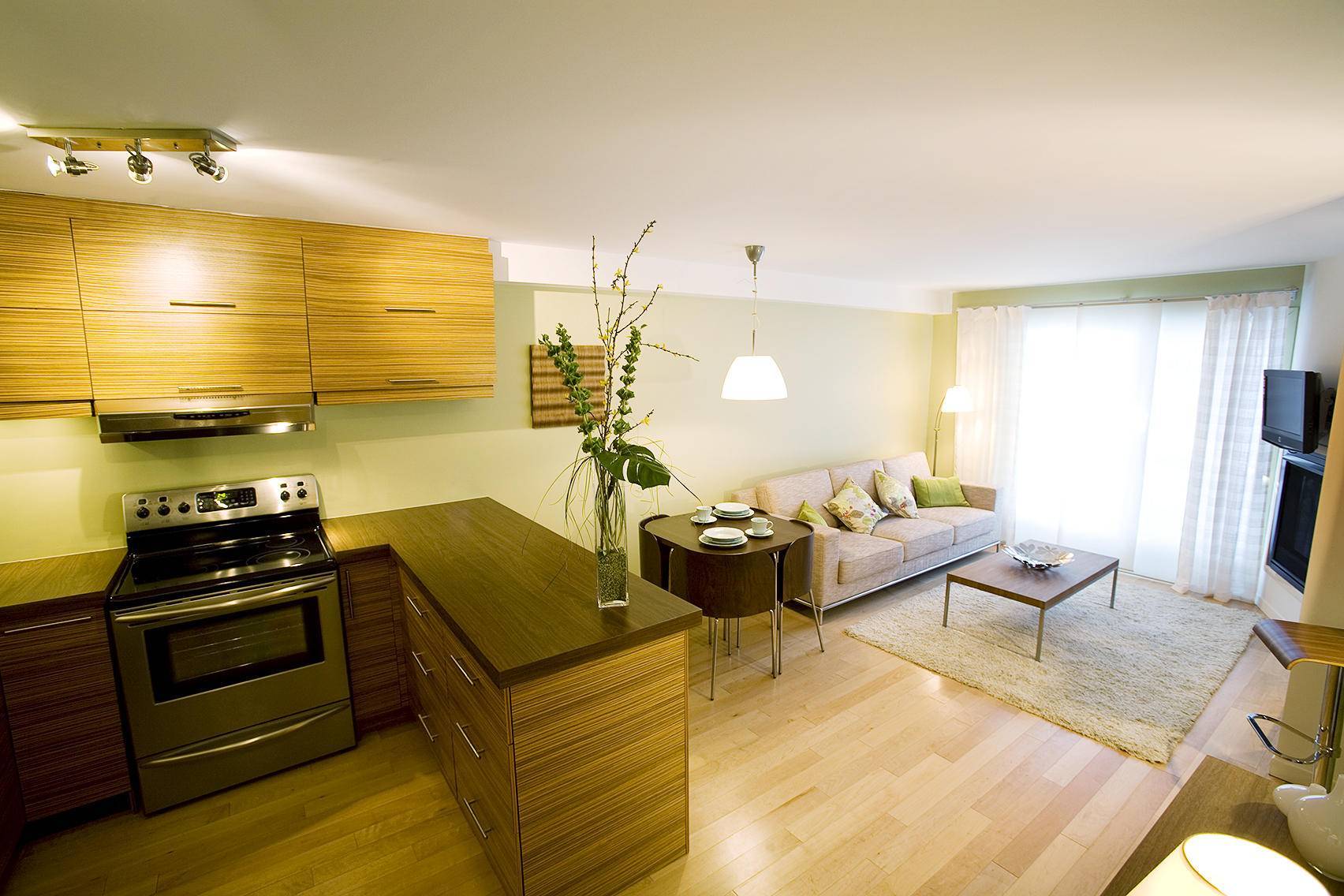 50 фото-идей для уютной кухни-гостиной в 20 кв.м с диваном