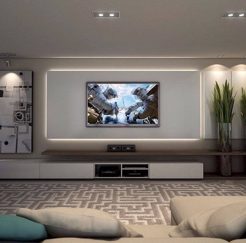 100 лучших идей дизайна: как разместить телевизор на стене