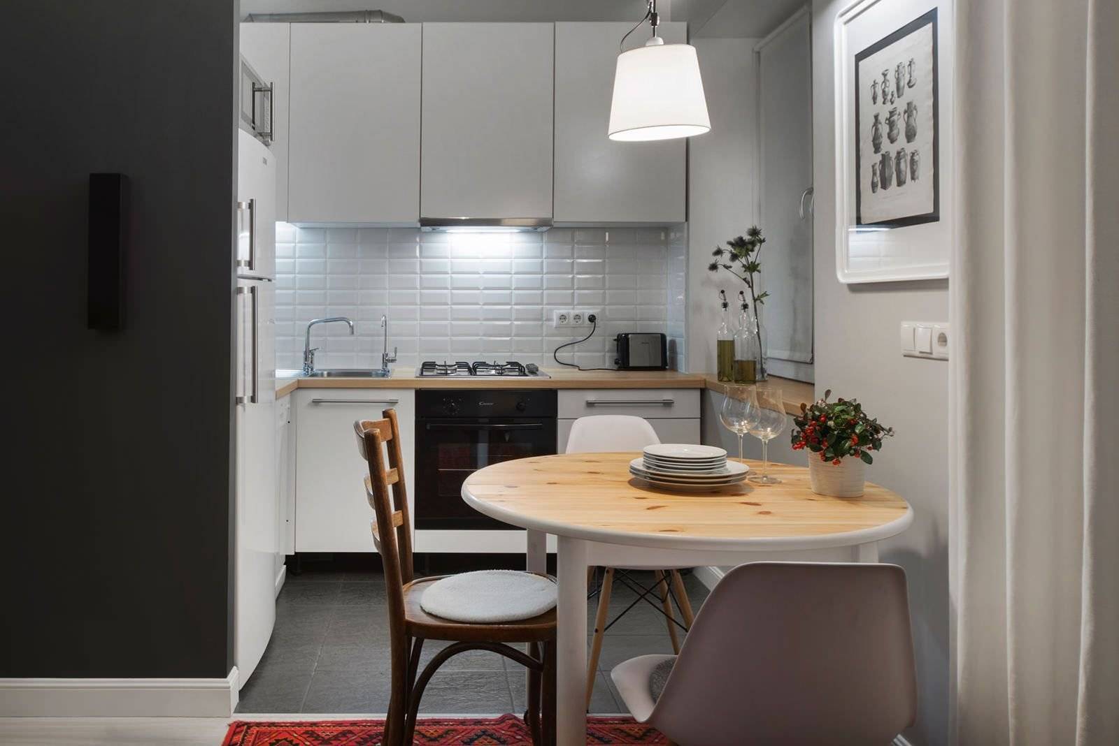 Кухня-студия – фото дизайна интерьеров кухонь в небольшой квартире-студии