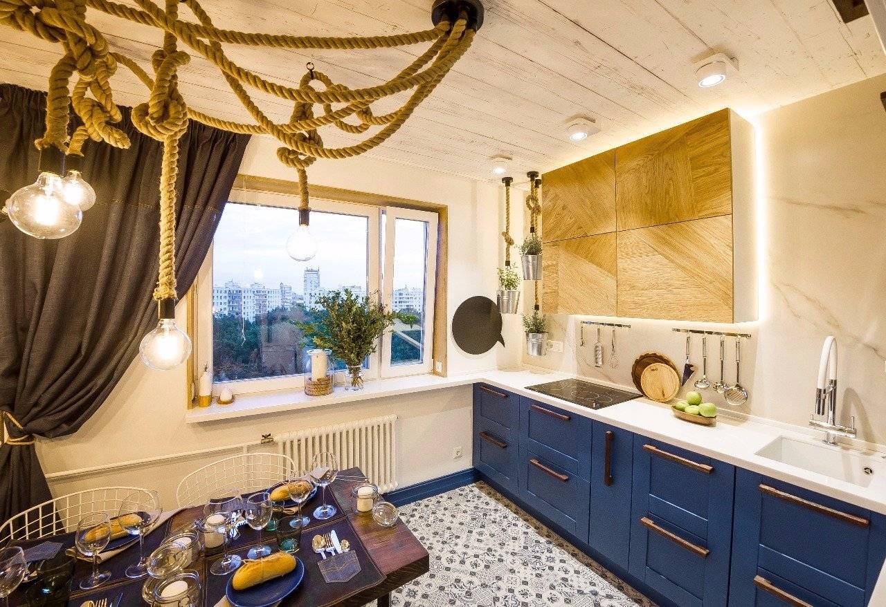 Кухня в морском стиле: особенности дизайна интерьера и мебели в кухне-гостиной