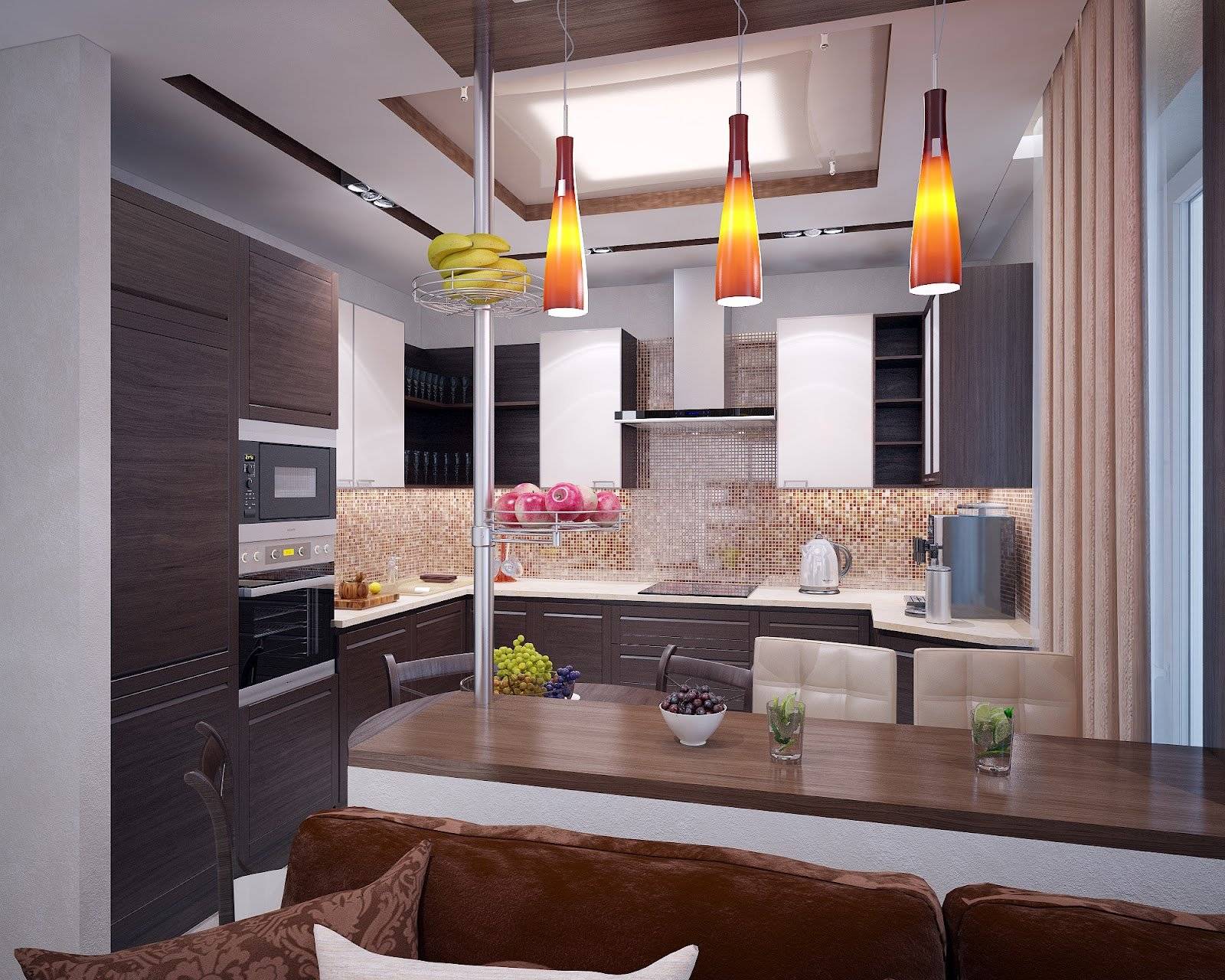 Дизайн кухни 10 кв метров: планировка, цветовая гамма, выбор стиля