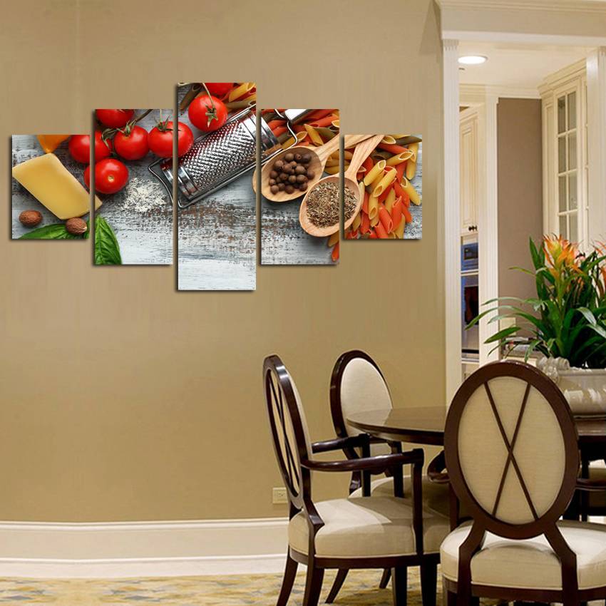 Картины в интерьере кухни: 12 советов по выбору, фото примеры