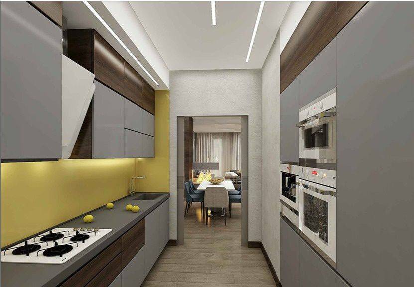 Дизайн кухни 10 кв м - фото новинки 2021 года