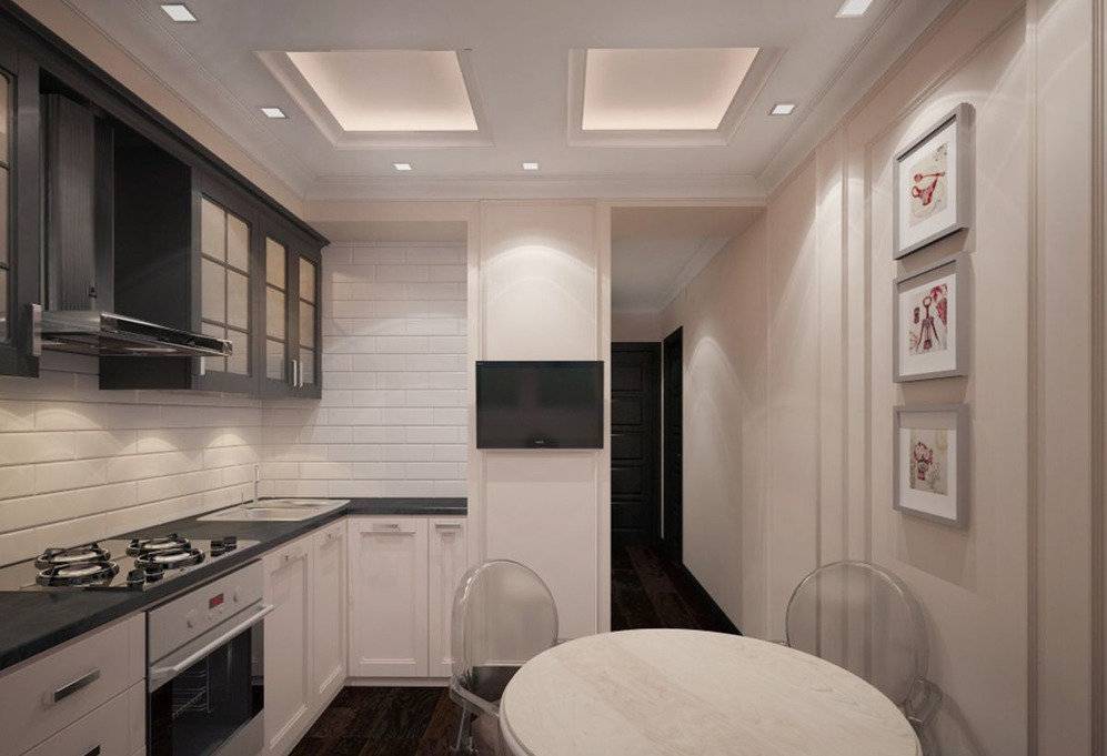 Дизайн кухни панельного дома: фото варианты планировок интерьера