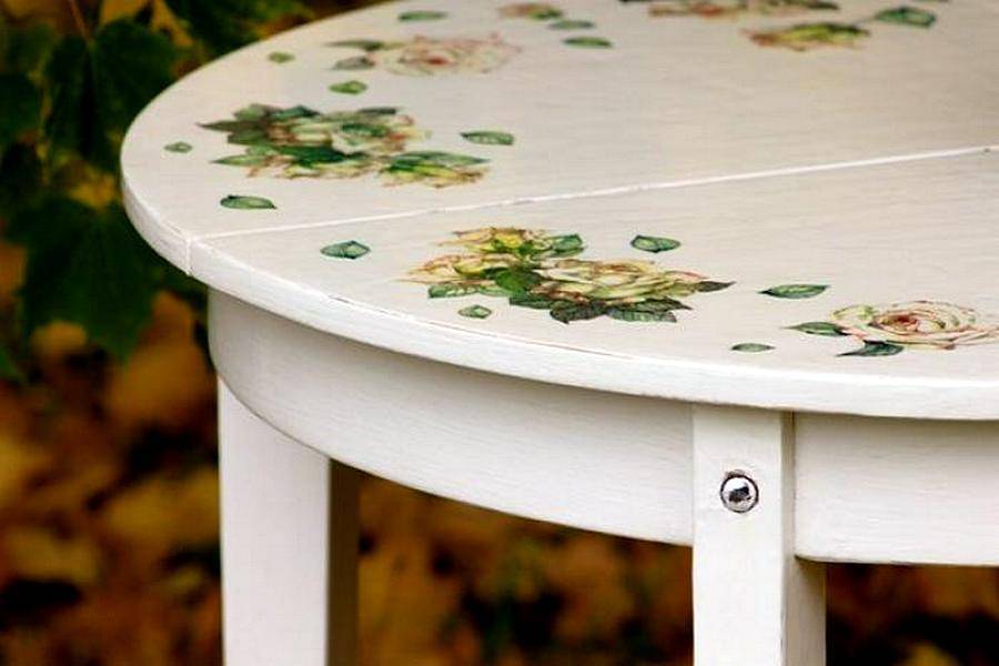 Декор стола — подготовка поверхности стола, выбор технологии декорирования. особенности использования материалов для декора стола (фото + видео)