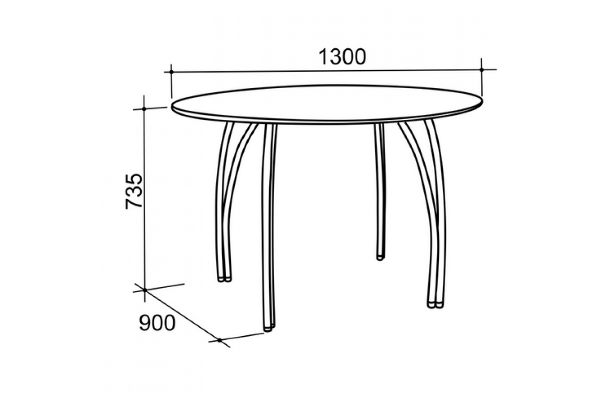 Как правильно подобрать размер кухонного стола