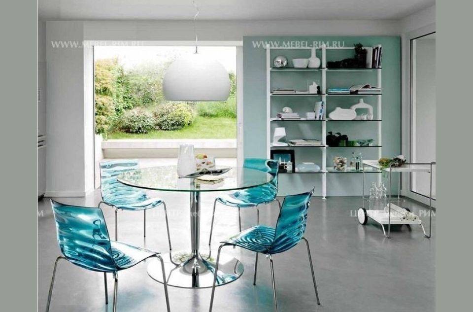 Стеклянные столы для кухни - лучшие варианты, советы дизайнеров, фото галерия