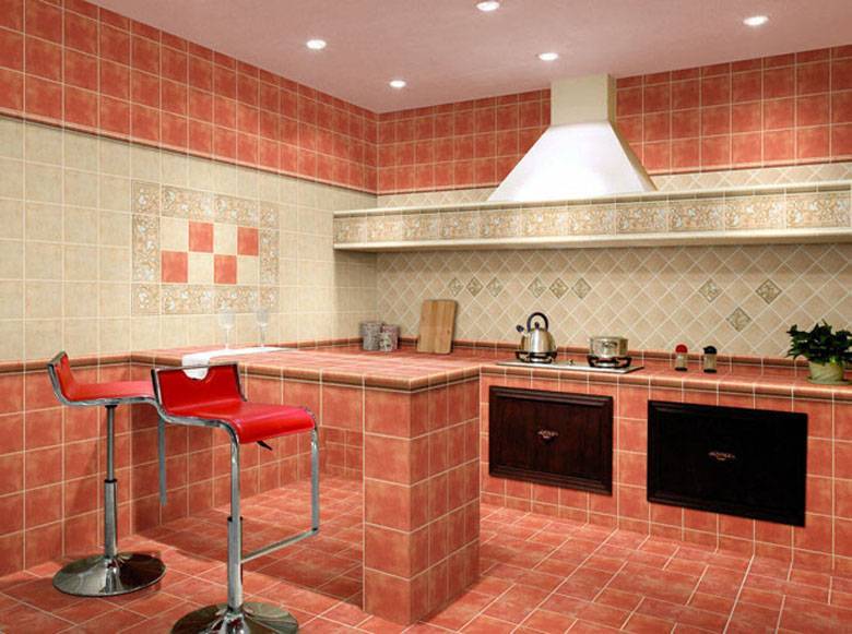 Укладка керамической плитки на кухне своими руками