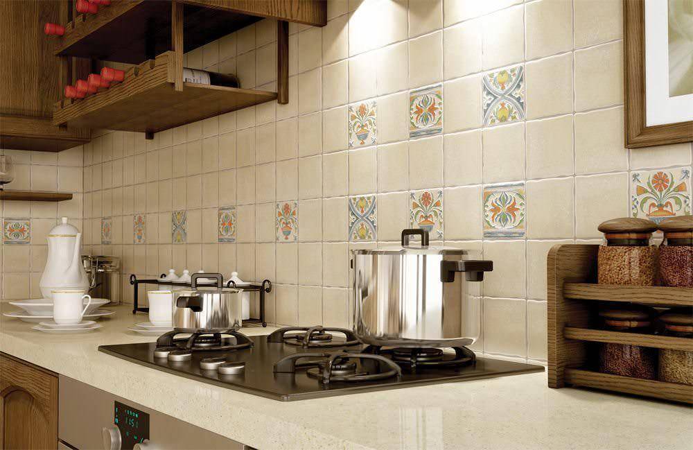 Керамическая плитка для кухни: как подобрать кафель для стен и пол