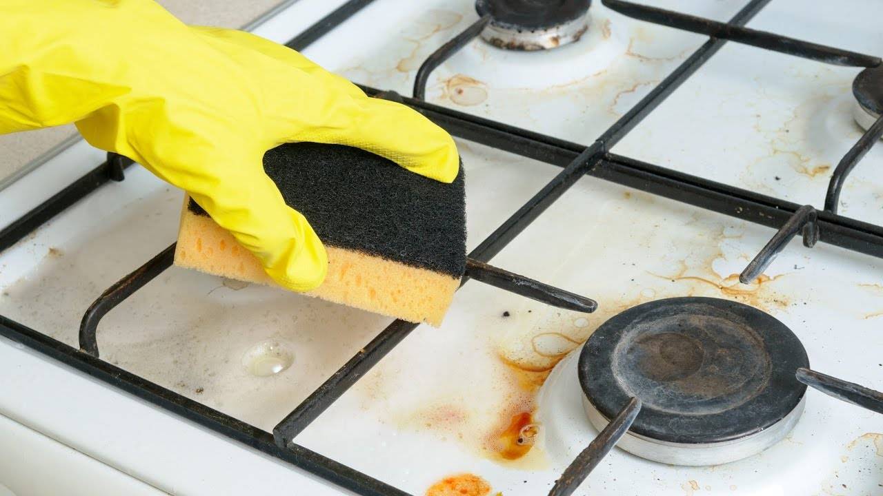 Как почистить газовую плиту в домашних условиях, как отмыть и очистить плиту, средство для чистки