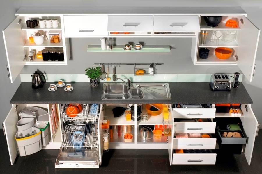 Экономим пространство на кухне: 11 идей для хранения