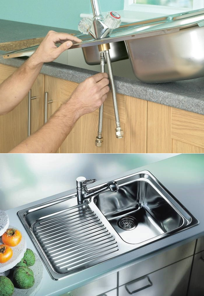 Подключение мойки на кухне своими руками: характеристики и особенности монтажа