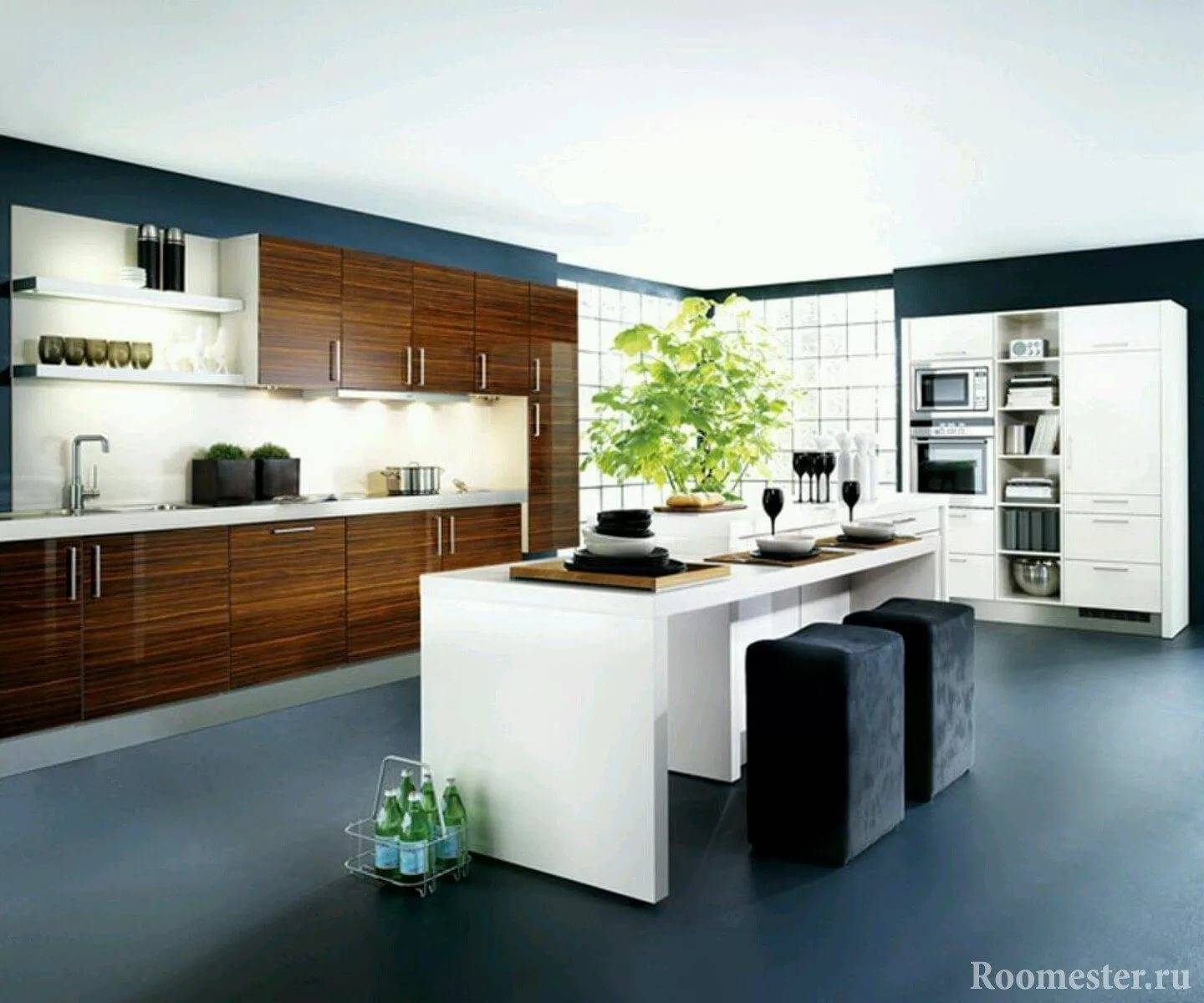 Кухня в стиле модерн: 150 фото идей оформления кухни, правила дизайна в стиле модерн с обзорами интерьеров