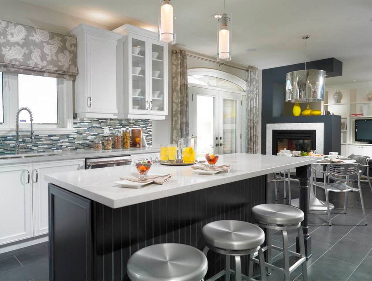 Серая кухня в интерьере – фото дизайна кухонь в серых тонах