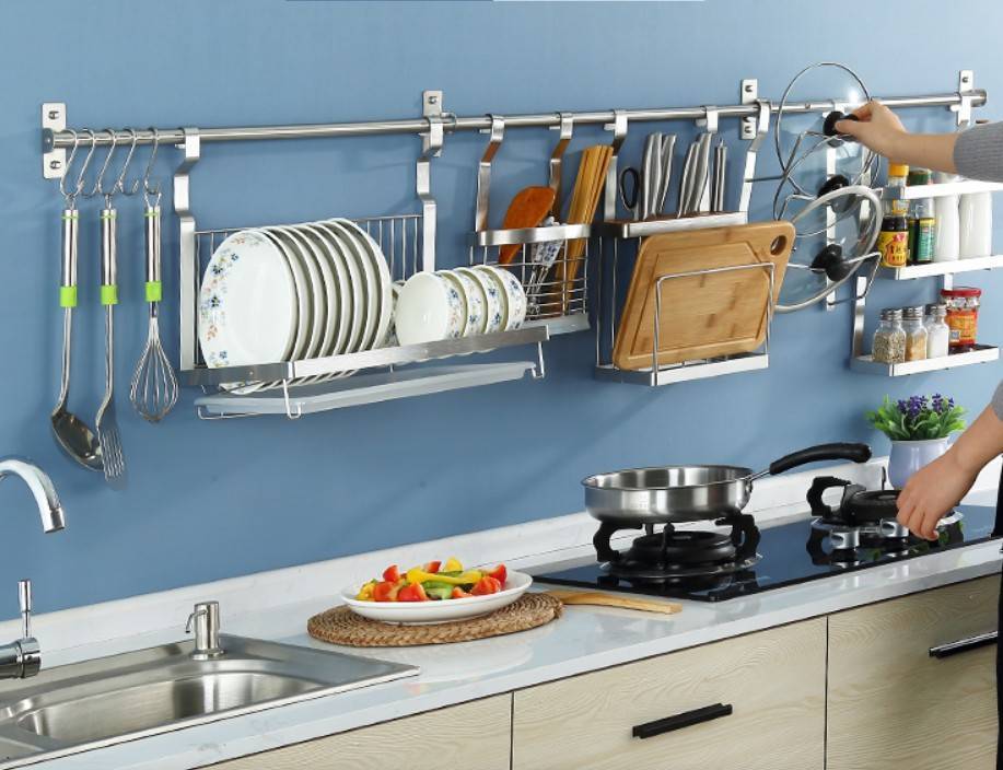 Правила и нюансы установки рейлингов на кухне | онлайн-журнал о ремонте и дизайне