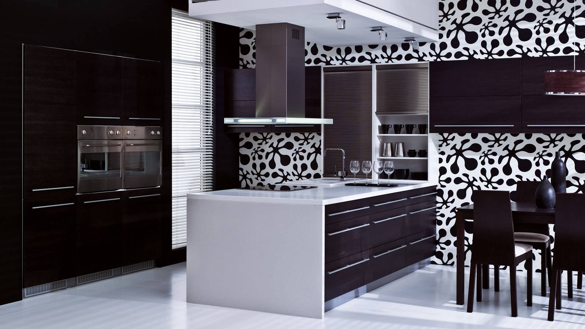 11 дизайн-подсказок по оформлению чёрно-белой кухни