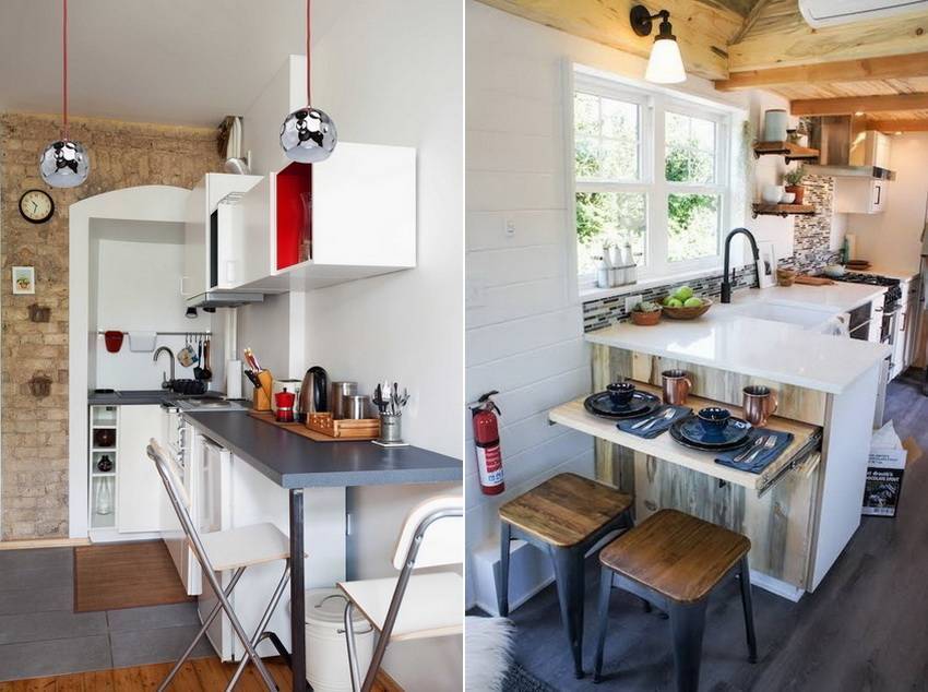 Дизайн маленькой кухни: 12 рекомендаций, 90 фото, нестандартные решения