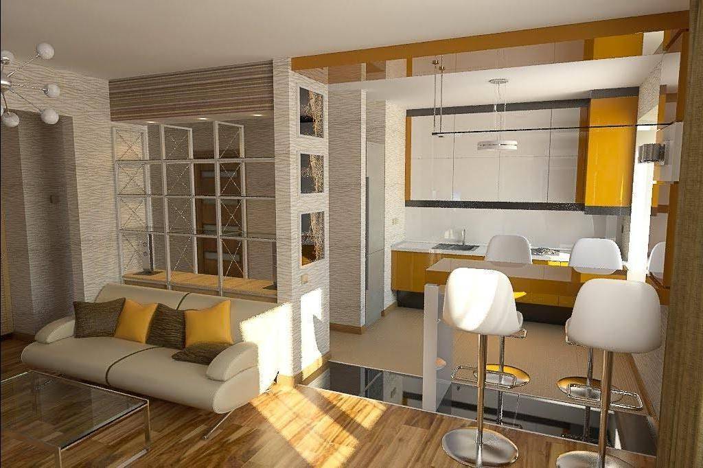 Дизайн кухни, столовой и гостиной: особенности организации и зонирования пространства