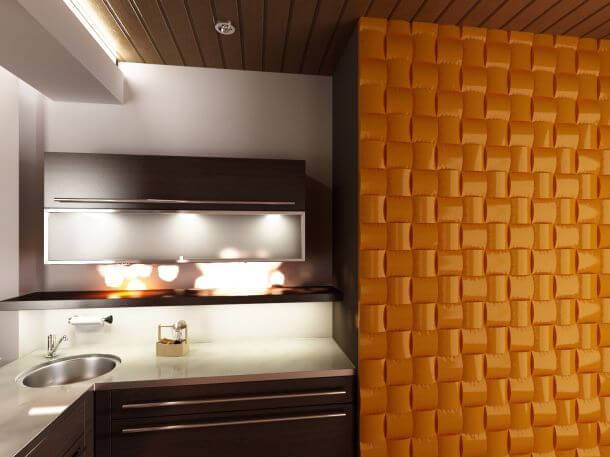 Лучшие панели для кухни: виды стеновых панелей