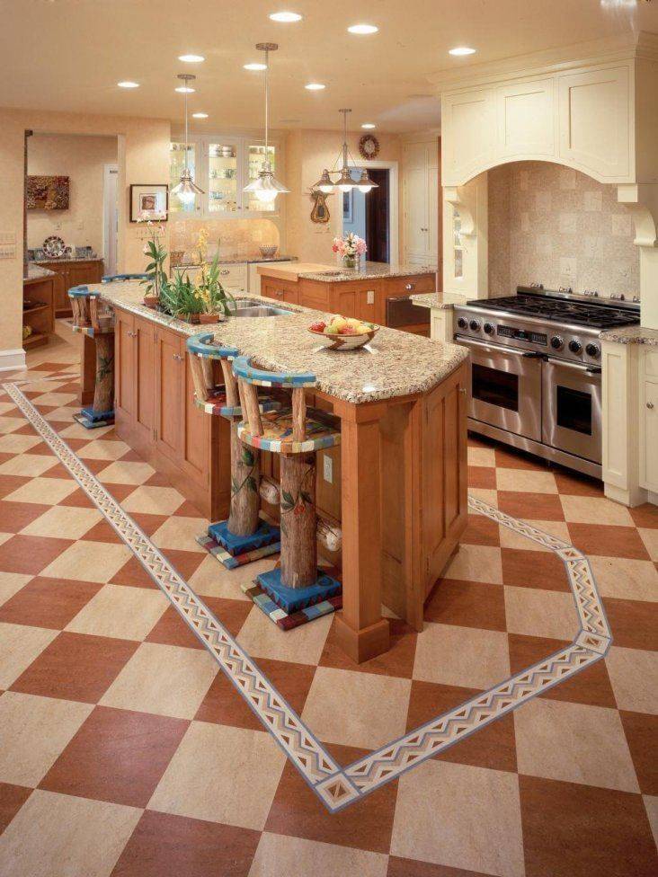 Пол на кухне: 110 фото основных вариантов, идеи применения и варианты размещения напольного покрытия